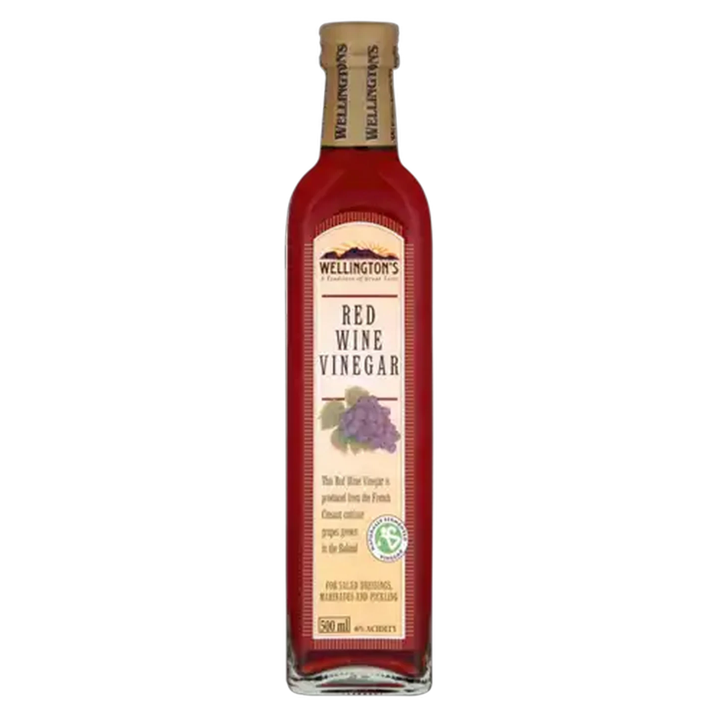 Image of Wellington's Red Wine Vinegar 500ml