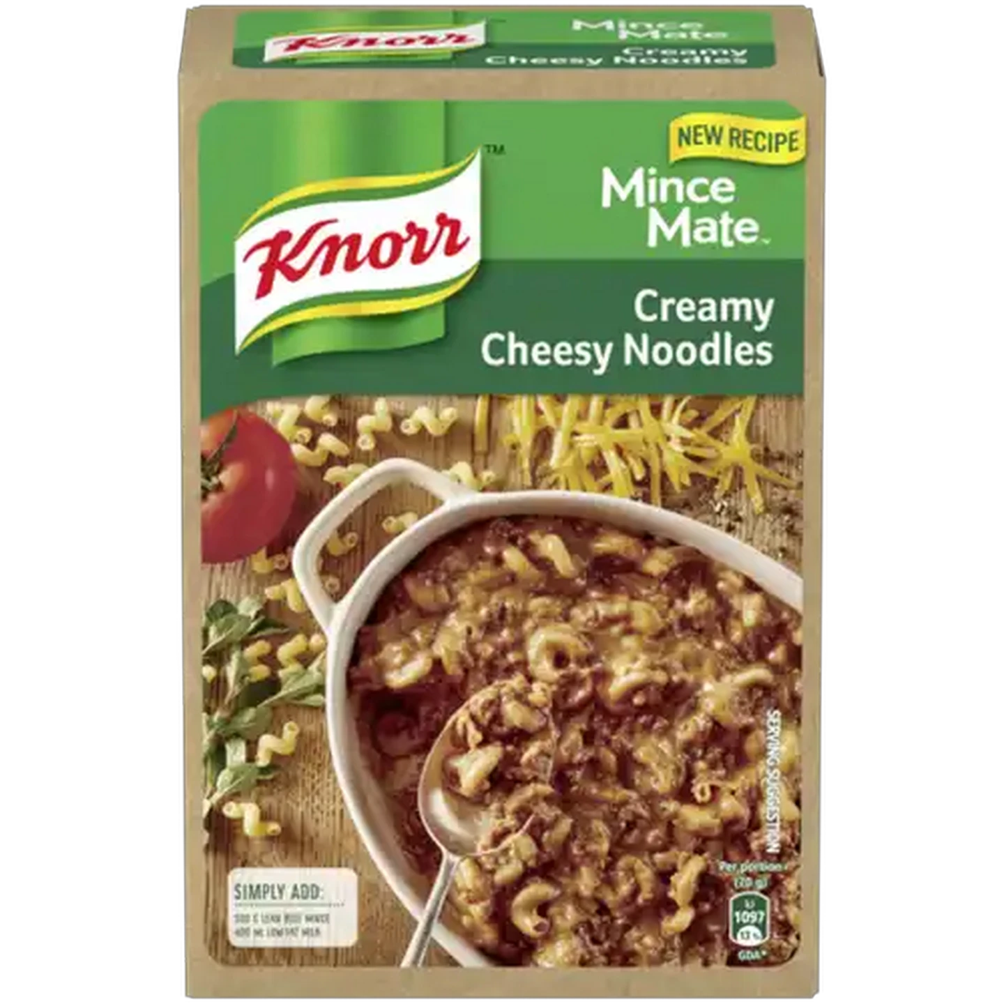 Image of Knorr Creamy Cheesy Noodles Mince Mate 280g