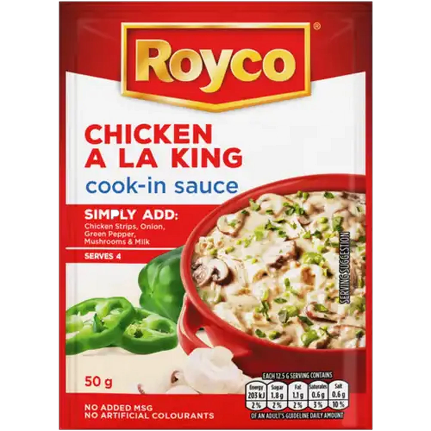 Image of Royco Chicken A La King Cook-in Sauce 50g