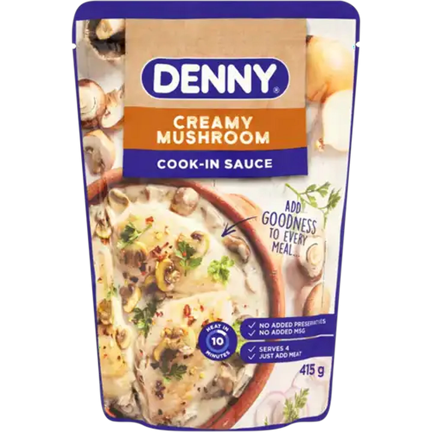 Image of DENNY Creamy Mushroom Cook-In Sauce 415g