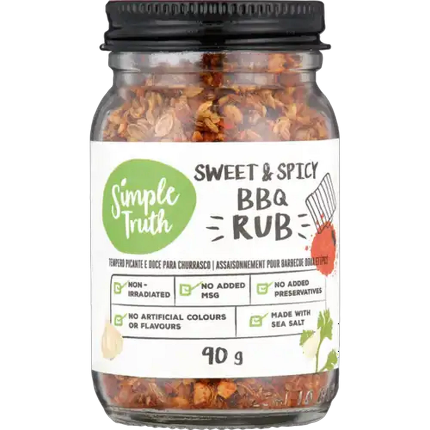 Image of Simple Truth Sweet & Spicy BBQ Rub 90g