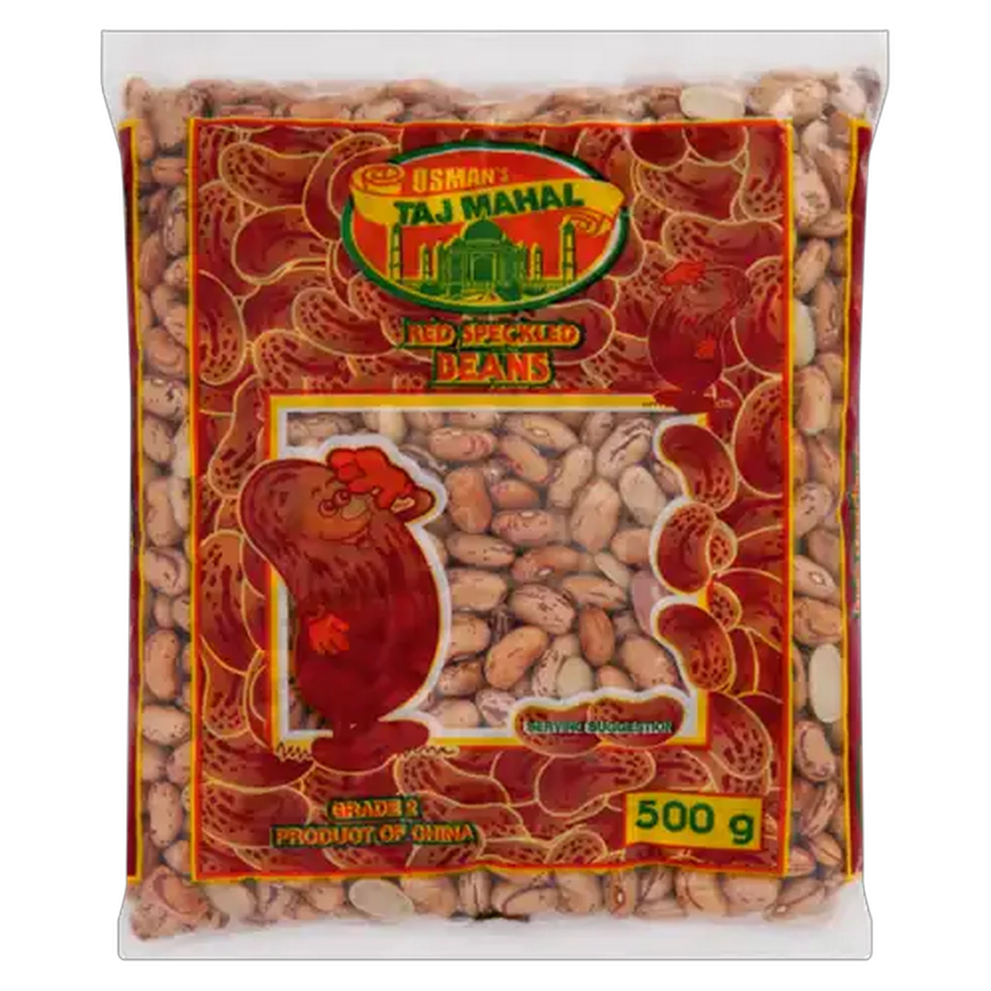 Image of Osman's Taj Mahal Red Speckled Beans 500g