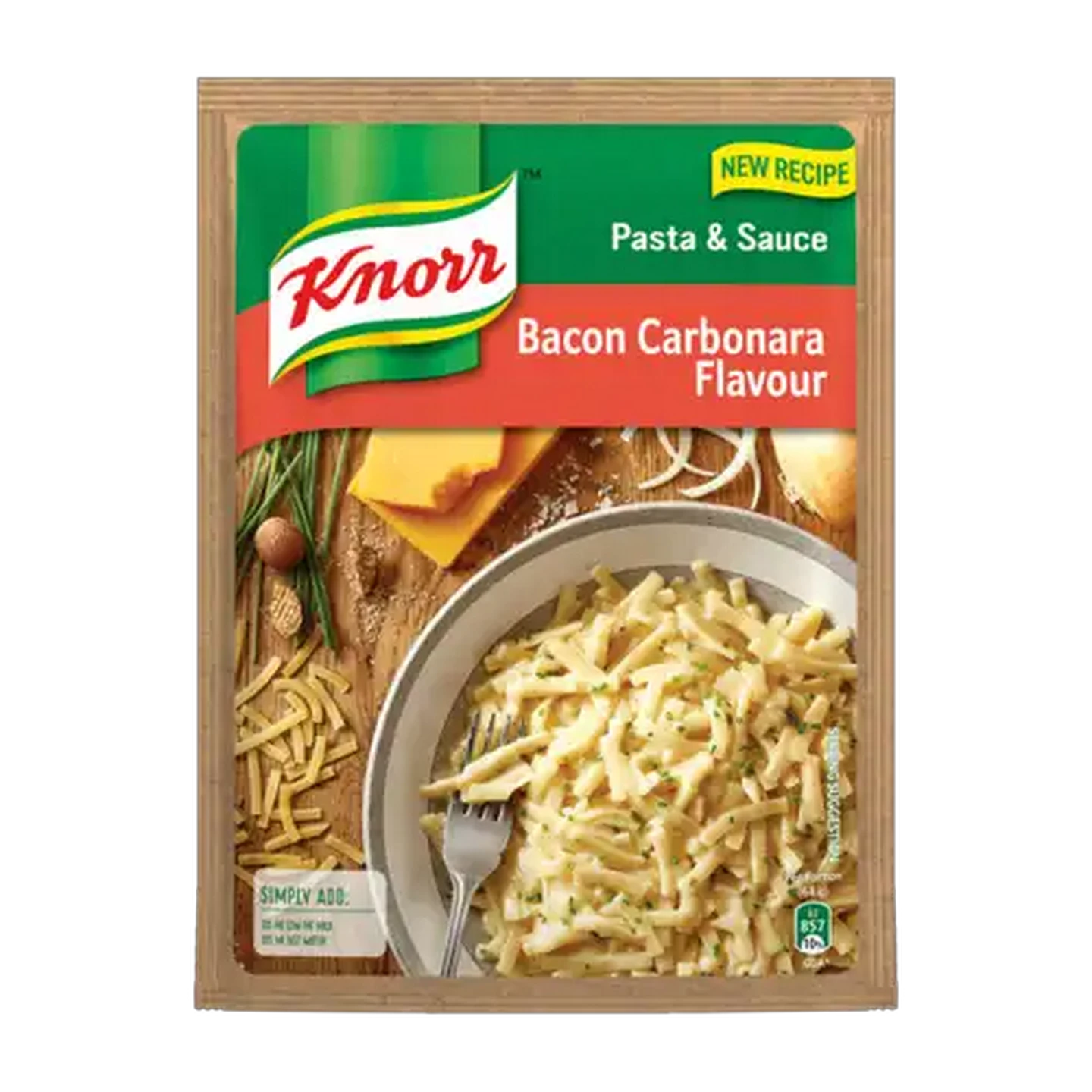 Image of Knorr Bacon Carbonara Flavoured Creamy Pasta & Sauce 128g