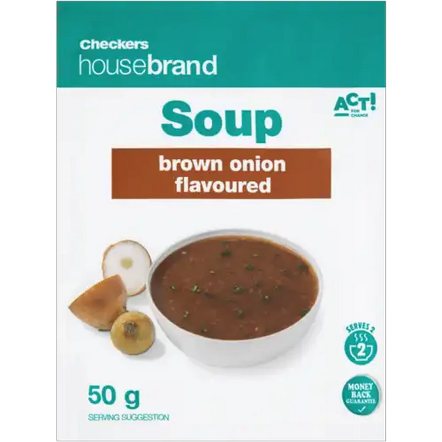 Image of Checkers Housebrand Brown Onion Flavoured Soup 50g