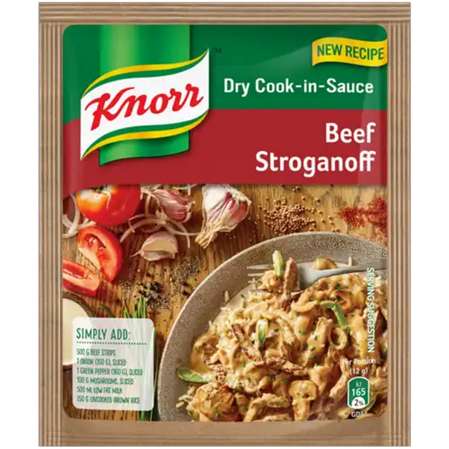 Image of Knorr Beef Stroganoff Dry Cook-In-Sauce 48g