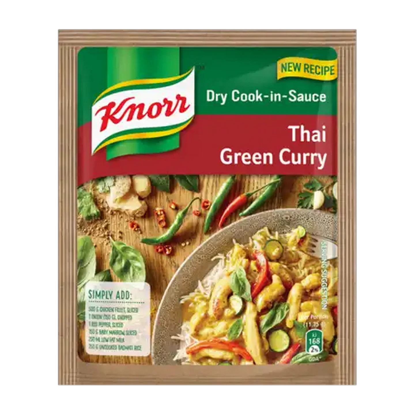 Image of Knorr Thai Green Curry Dry Cook-In-Sauce 47g