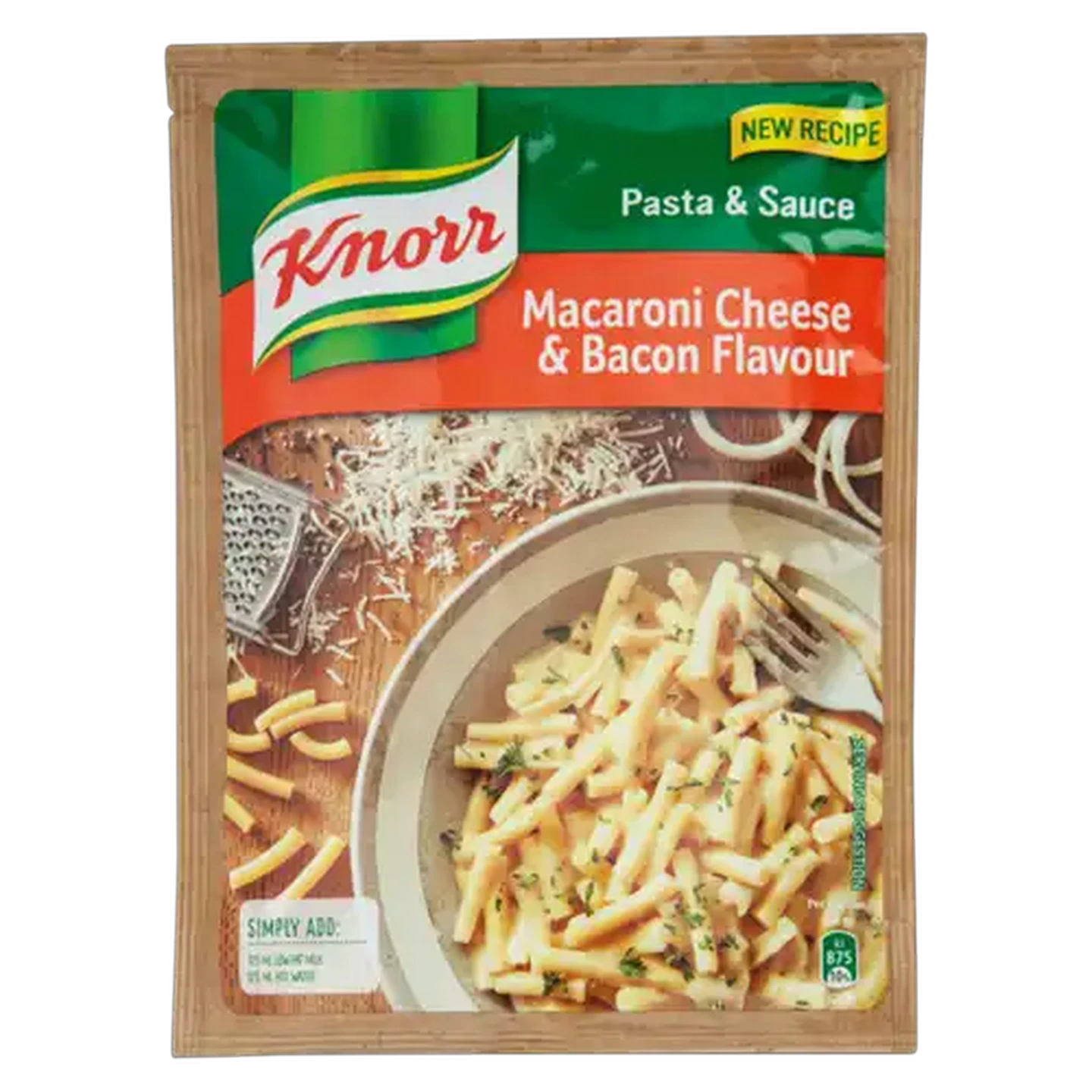 Image of Knorr Pasta & Sauce Instant Macaroni & Cheese Bacon Sauce 128g