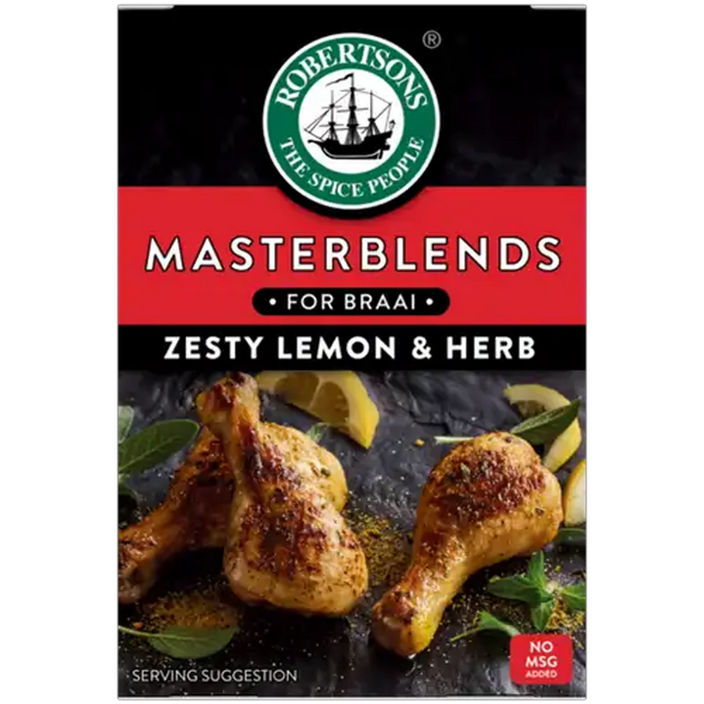 Image of Robertsons Masterblends Zesty Lemon and Herb Spice Blend Refill 60g