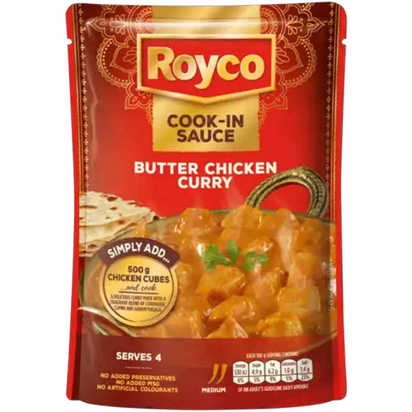 Image of Royco Butter Chicken Curry Cook-In Sauce 400g