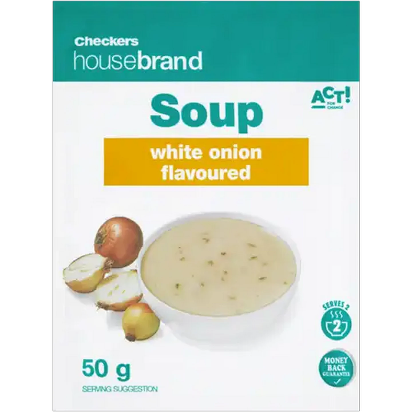 Image of Checkers Housebrand White Onion Flavoured Soup 50g