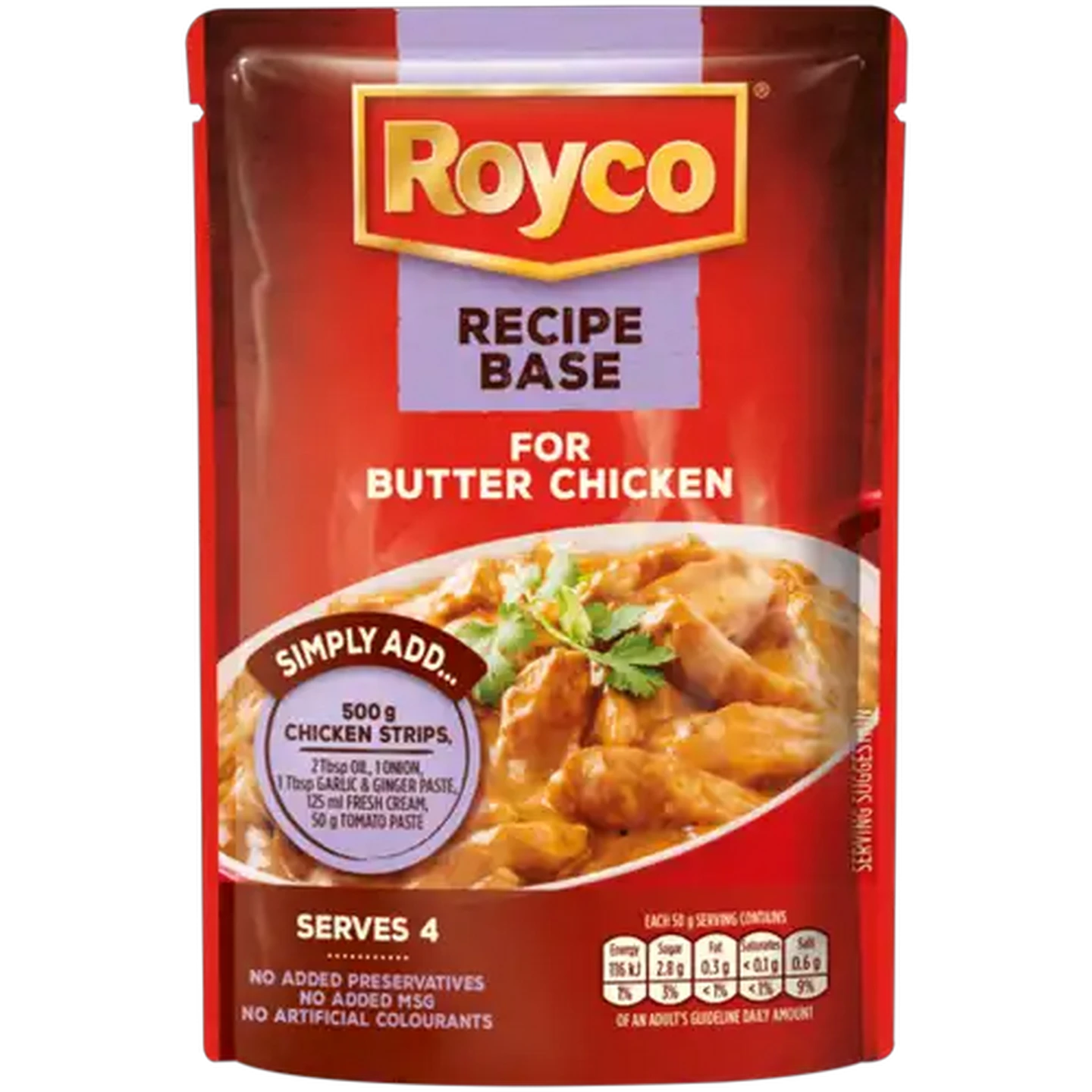 Image of Royco Recipe Base Butter Chicken Cook-In-Sauce 200g