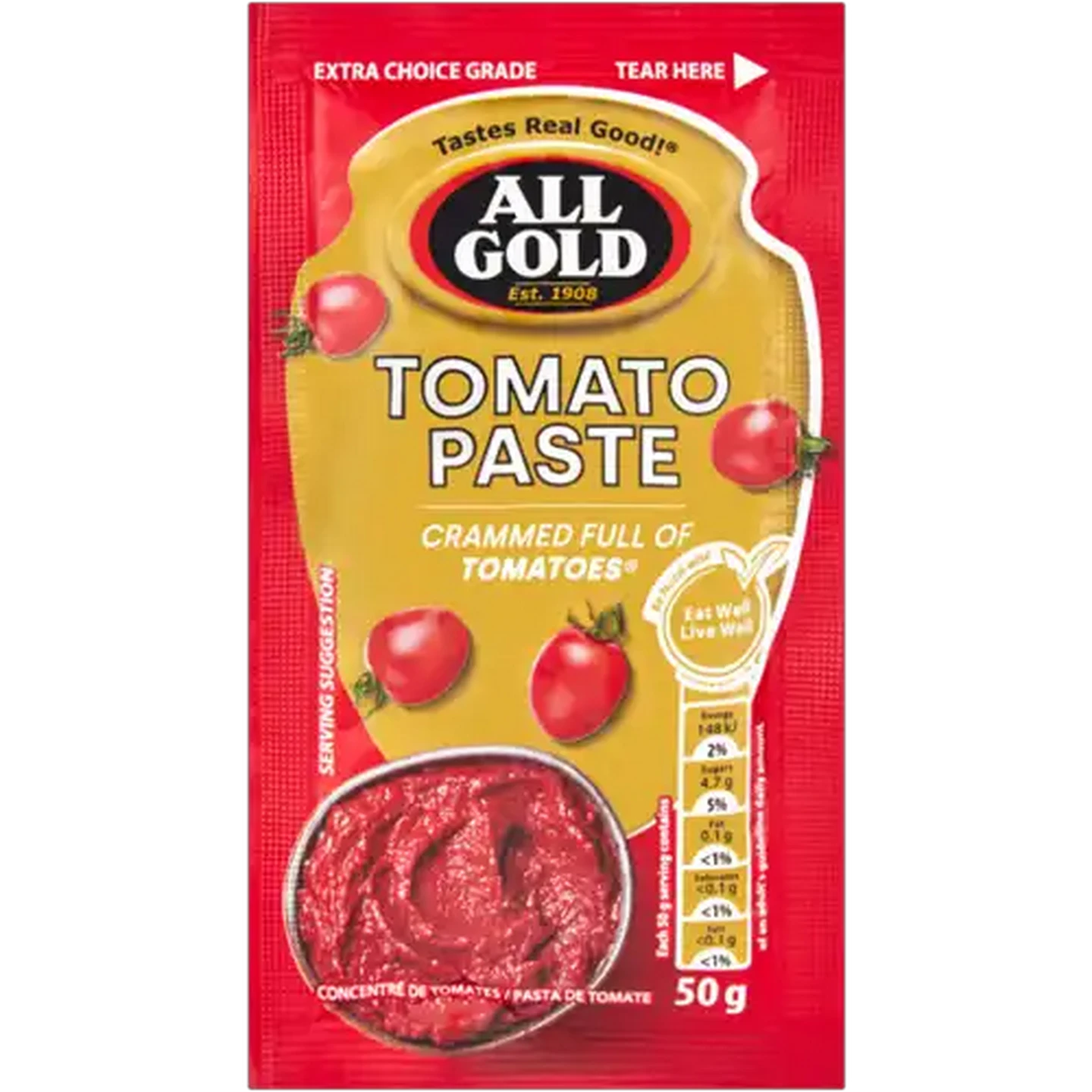Image of ALL GOLD Original Tomato Paste 50g