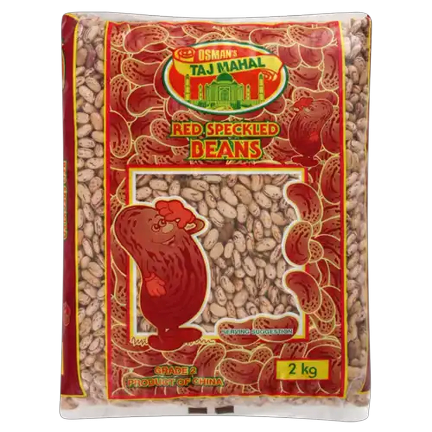 Image of Osman's Taj Mahal Red Speckled Beans 2kg