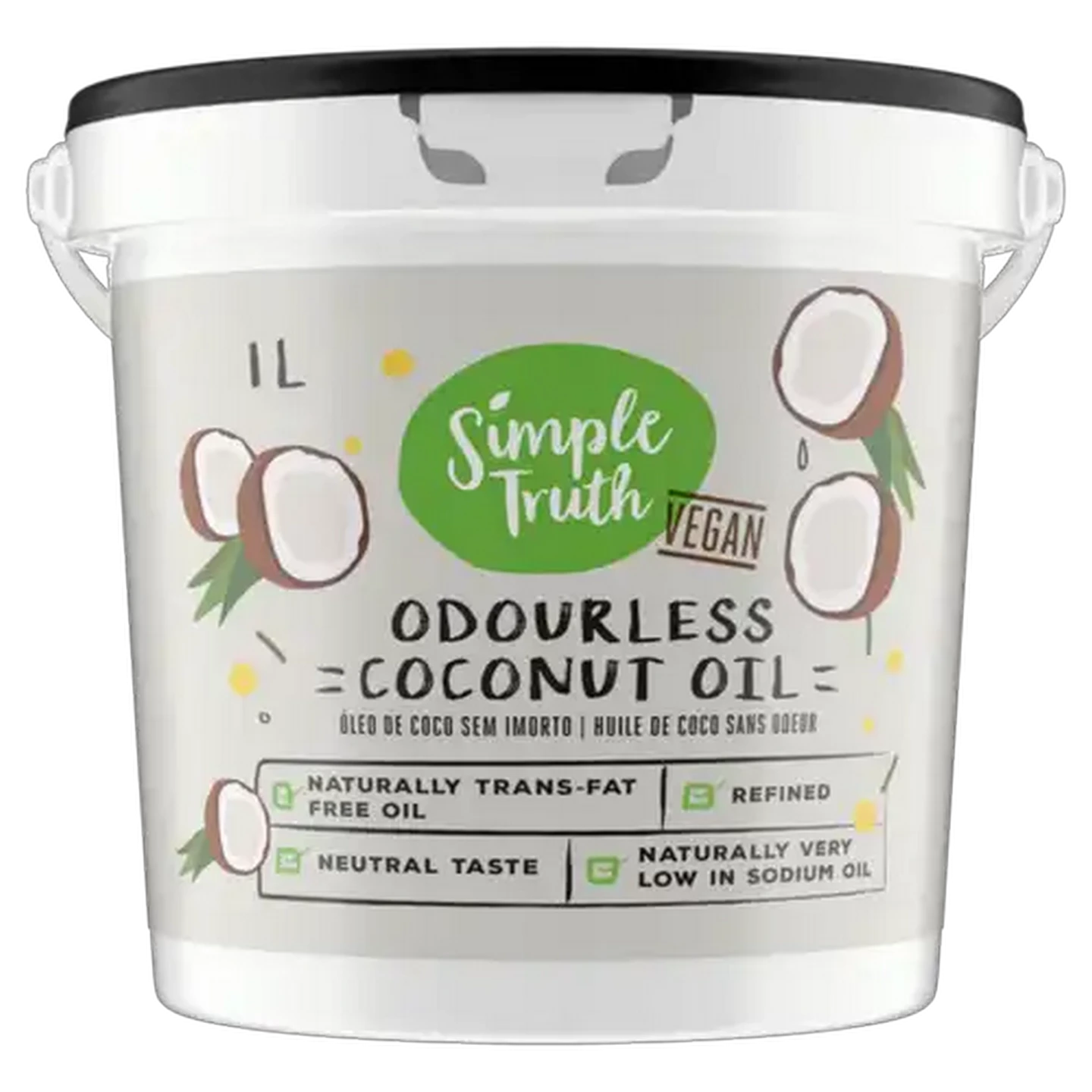 Image of Simple Truth Vegan Odourless Coconut Oil 1L