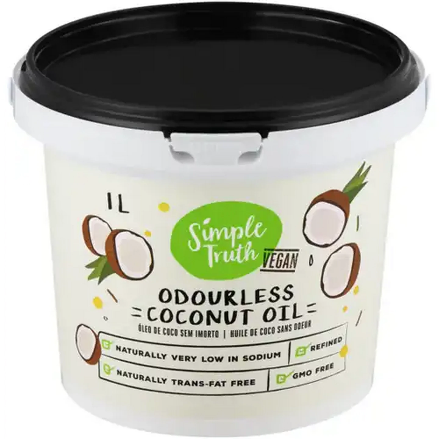 Image of Simple Truth Vegan Odourless Coconut Oil 1L