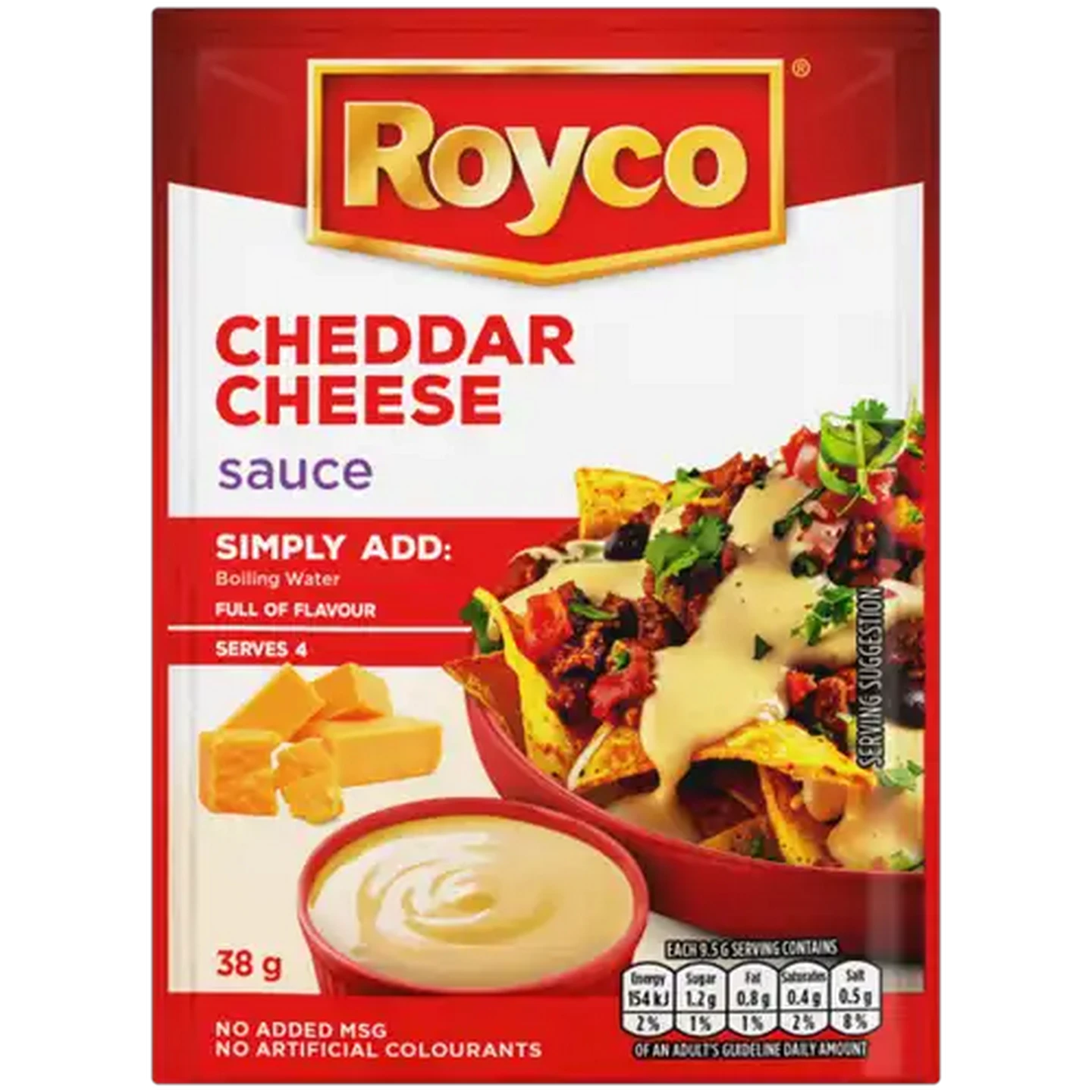 Image of Royco Cheddar Cheese Cheddar Cheese Sauce 38g