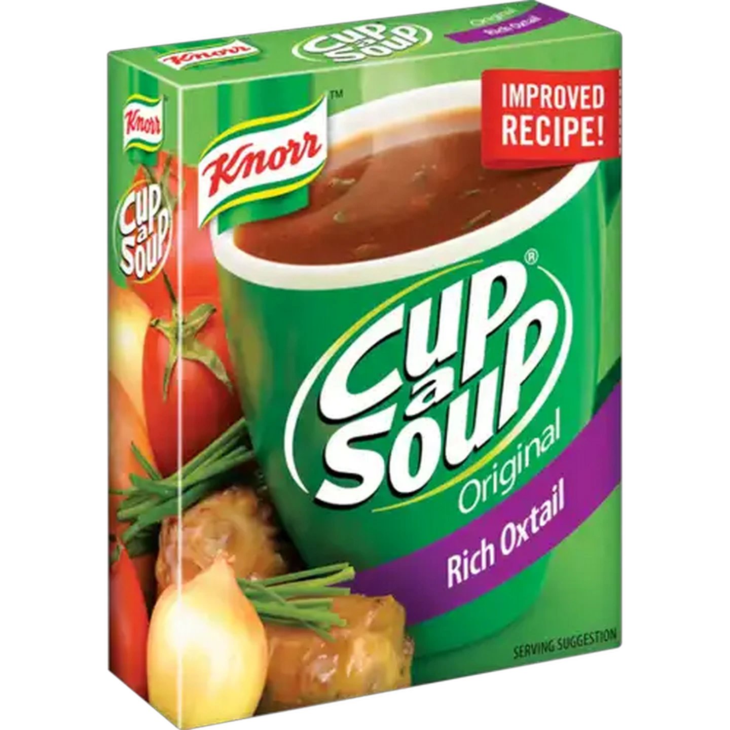 Image of Knorr Cup-A-Soup Original Rich Oxtail 4 Pack