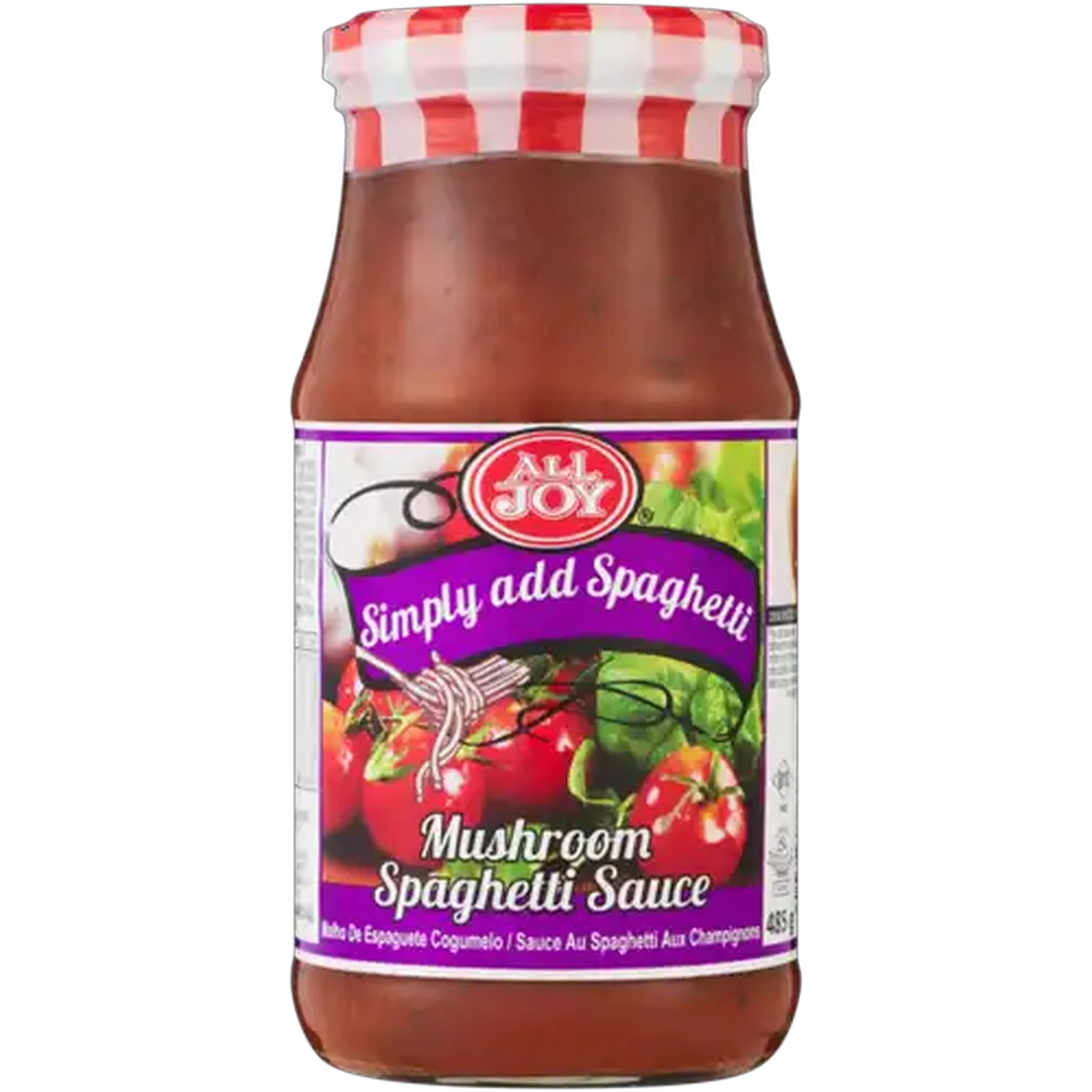 Image of All Joy Mushroom Spaghetti Sauce 485g