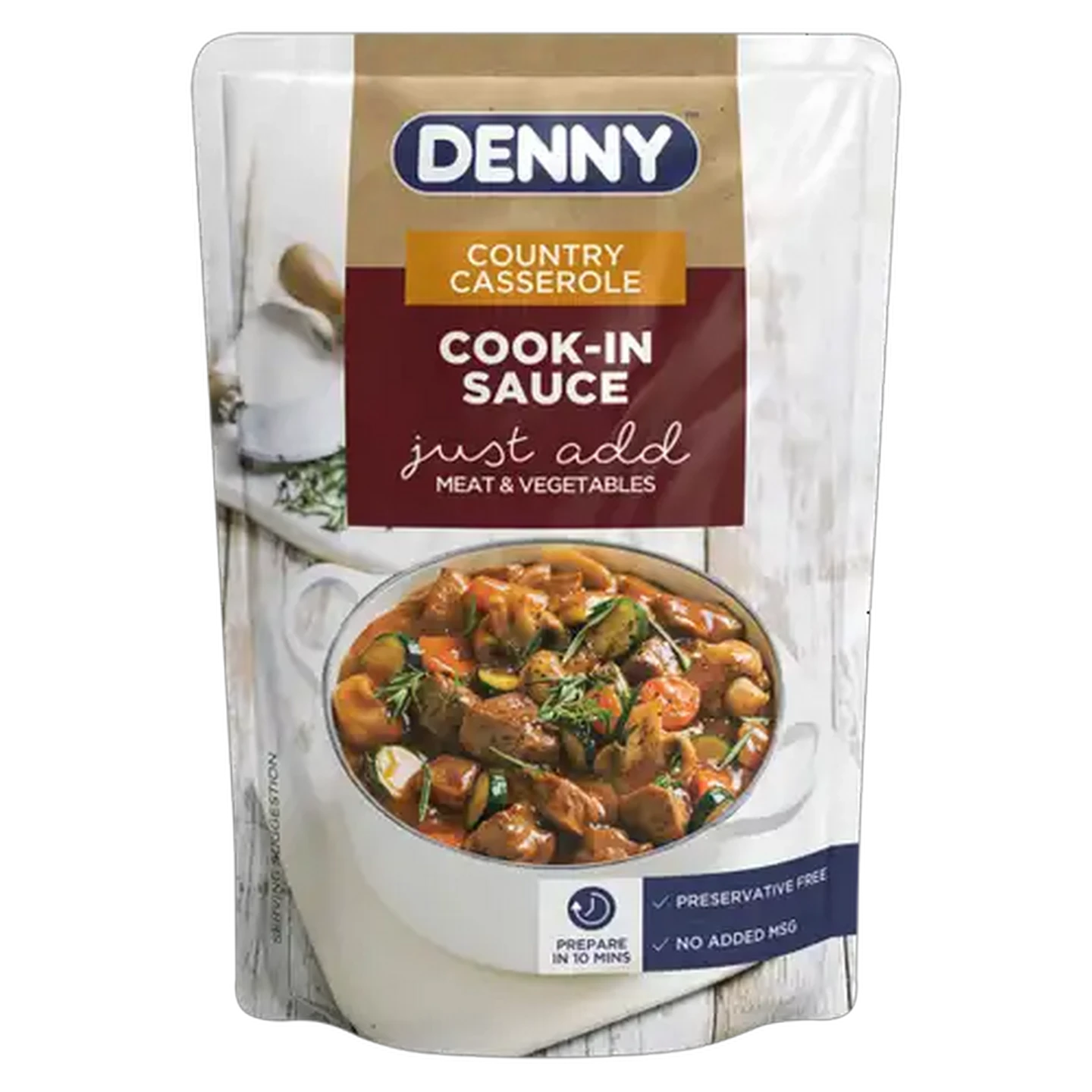 Image of DENNY Country Casserole Flavoured Cook-In-Sauce Pouch 415g