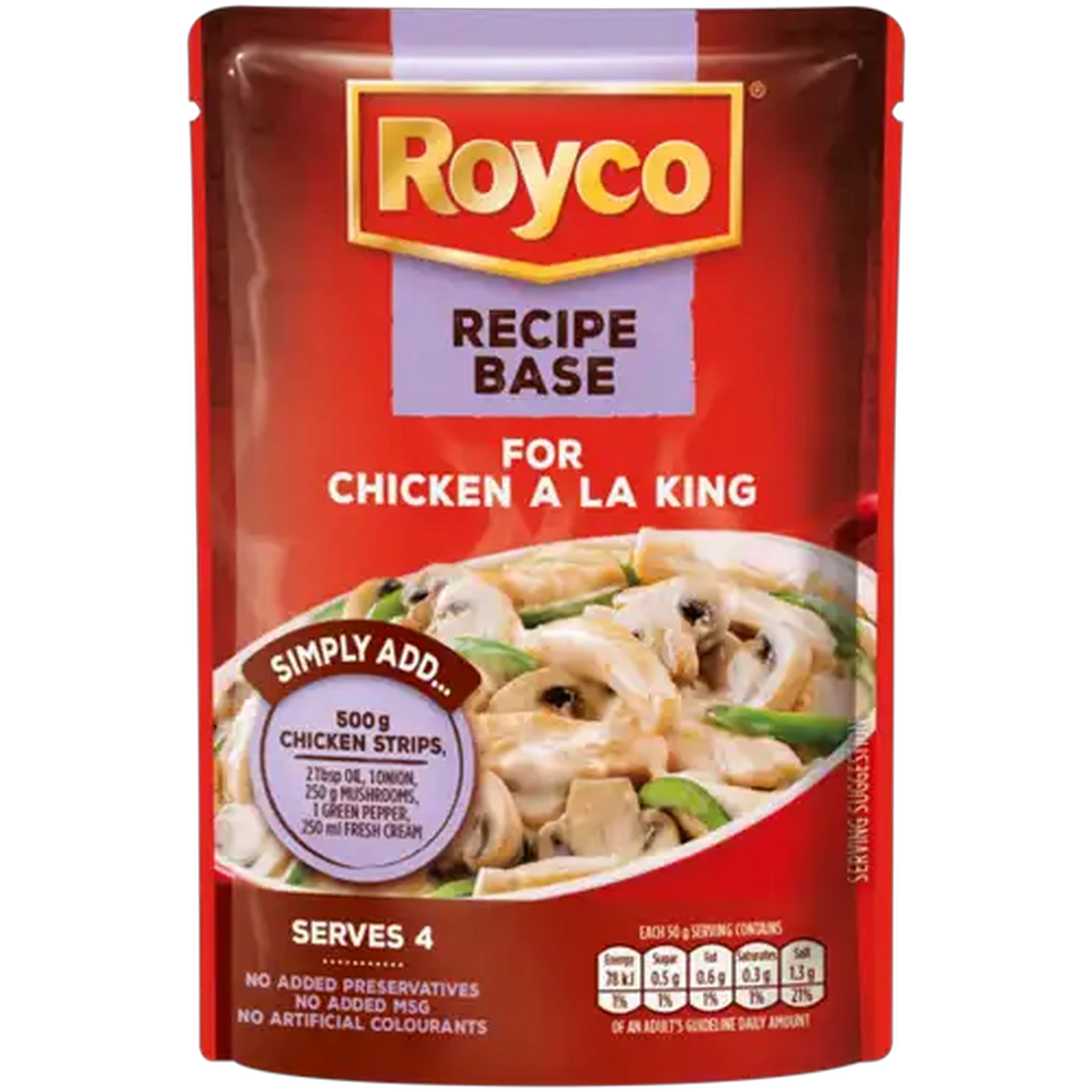 Image of Royco Recipe Base For Chicken A La King Cook-In-Sauce 200g