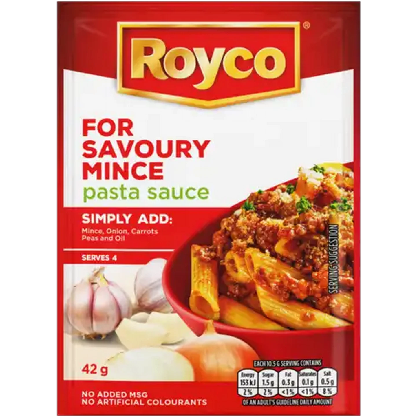 Image of Royco Pasta Sauce for Savoury Mince 42g