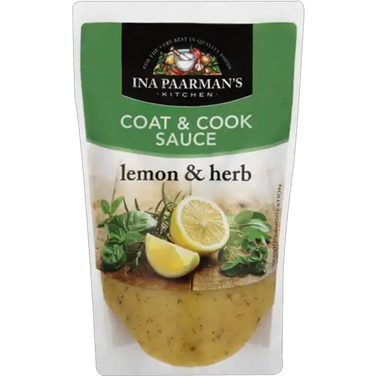 Image of Ina Paarman's Kitchen Coat & Cook Lemon & Herb Sauce 200ml