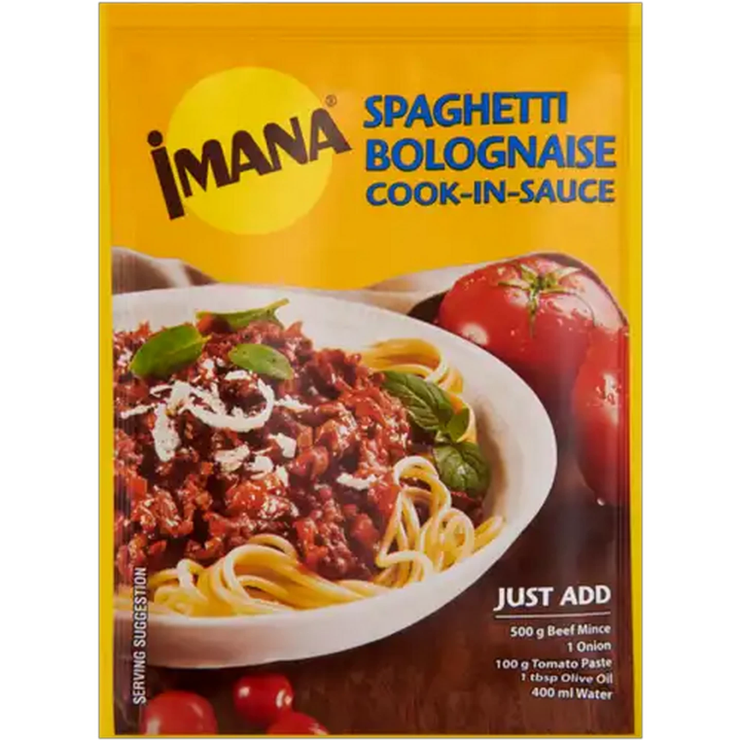 Image of Imana Spaghetti Bolognaise Cook-in-Sauce 48g