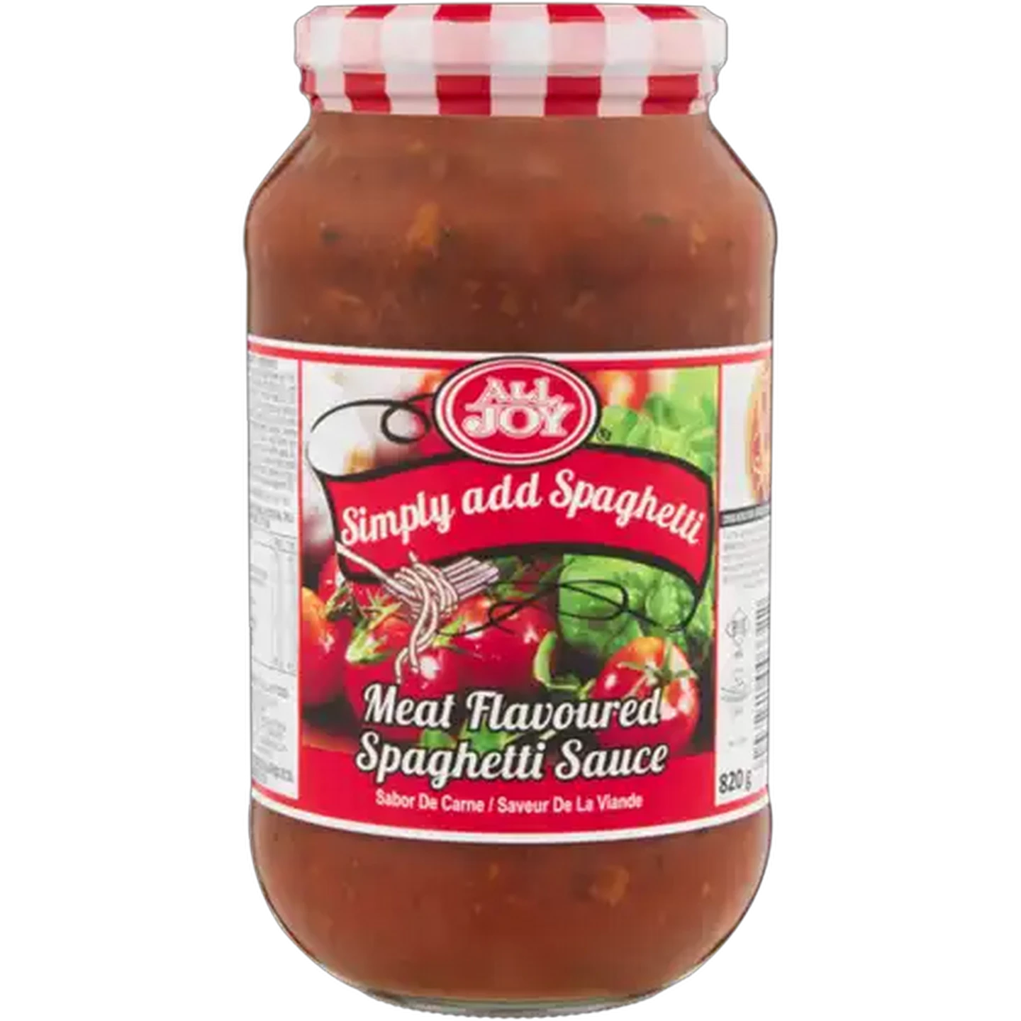Image of All Joy Meat Flavoured Spaghetti Sauce 820g
