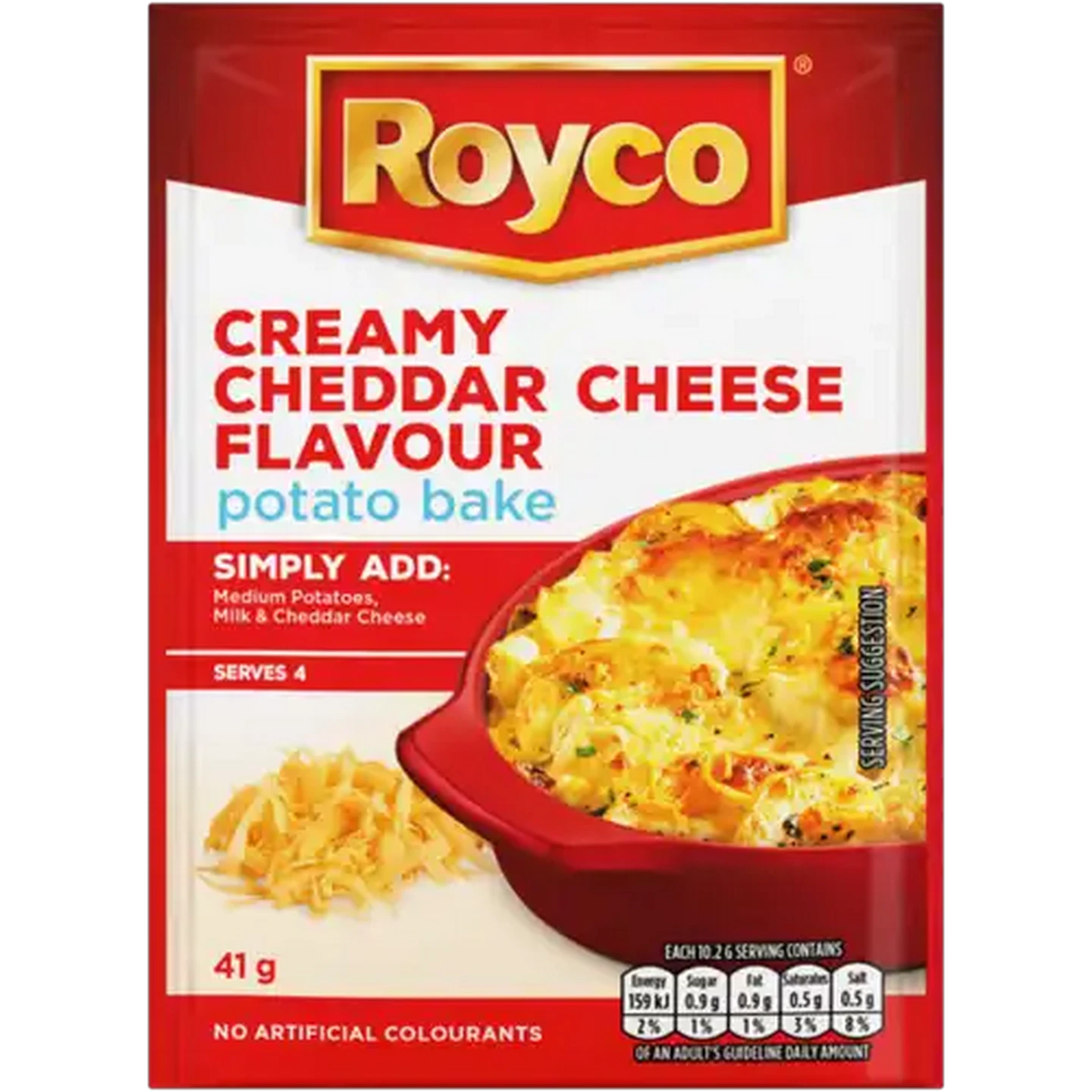 Image of Royco Creamy Cheddar Cheese Flavour Potato Bake 41g