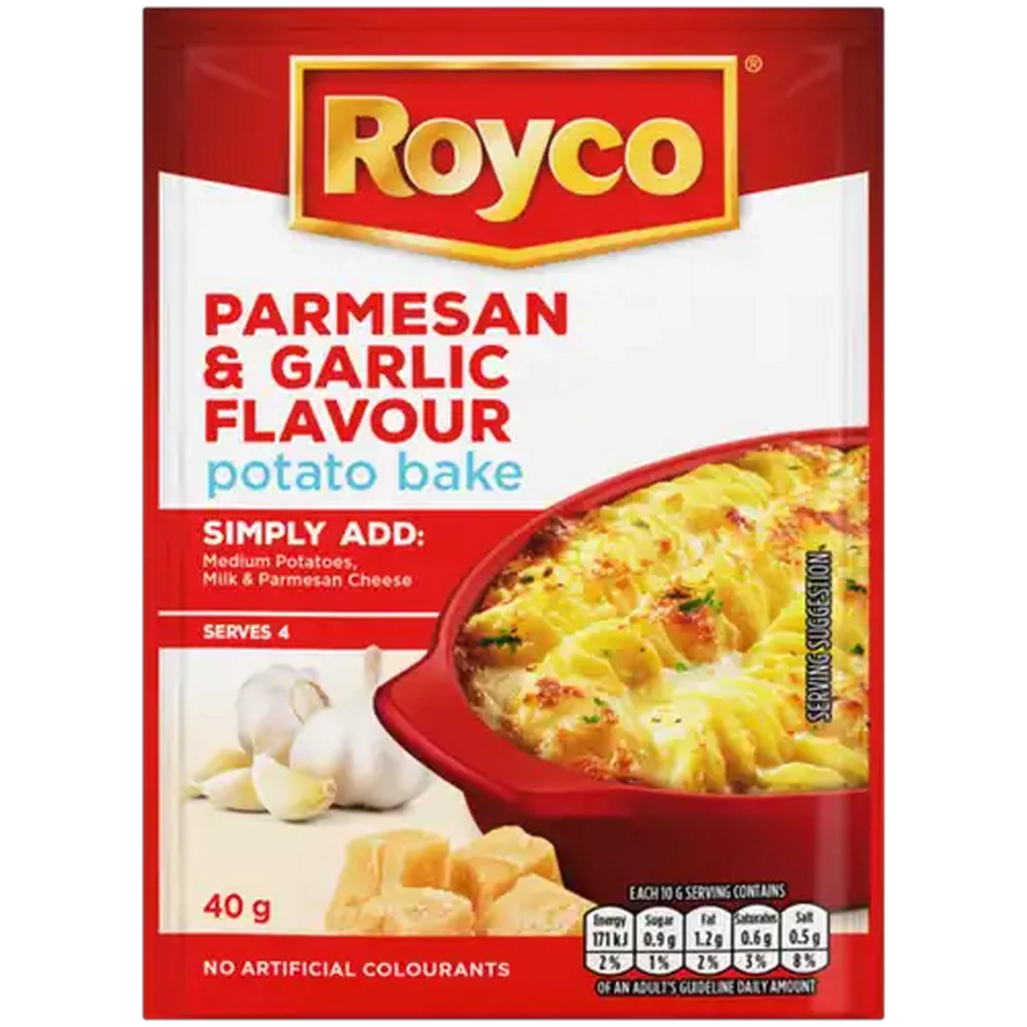 Image of Royco Parmesan & Garlic Flavour Potato Bake 40g
