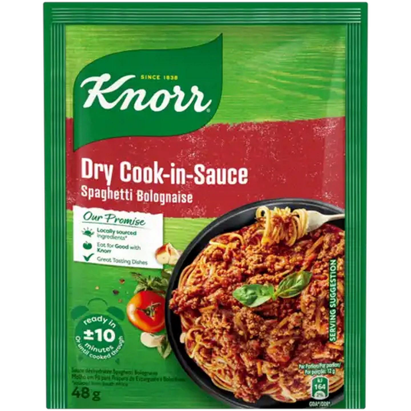 Image of Knorr Spaghetti Bolognaise Dry Cook-in-Sauce 48g