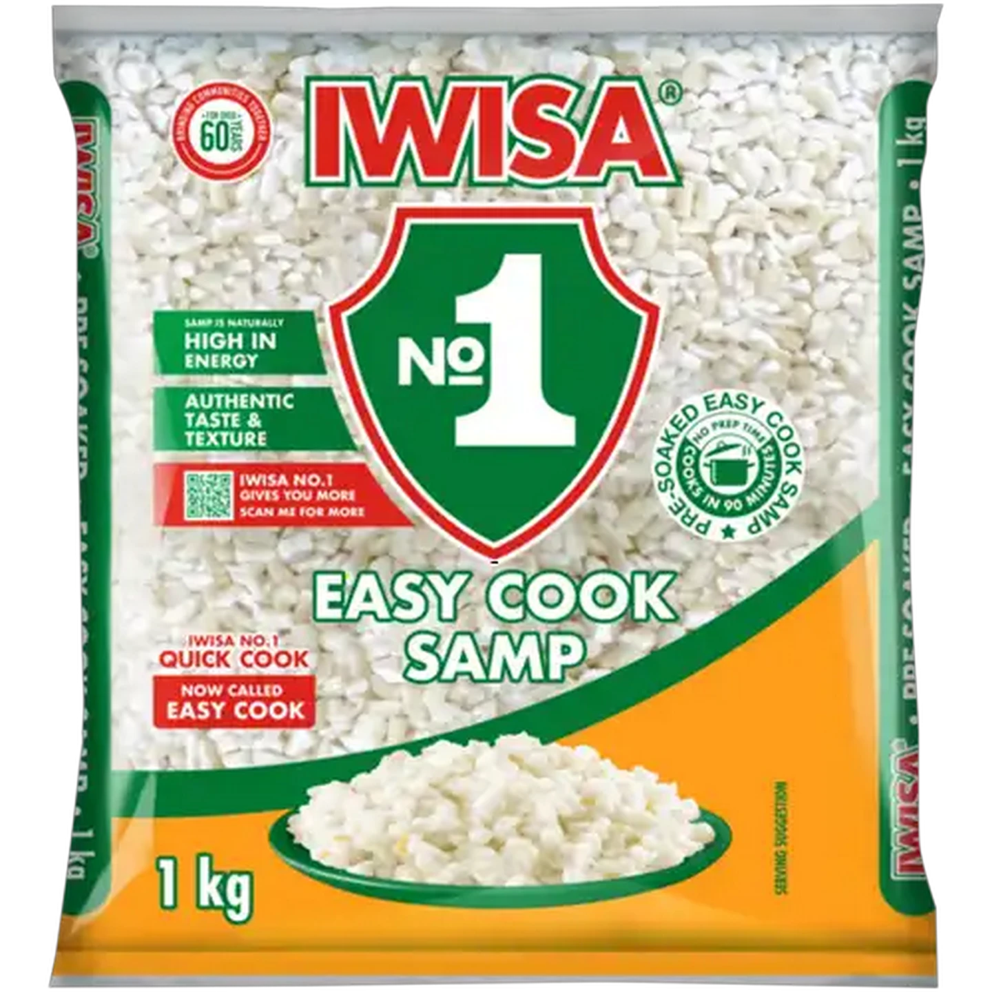 Image of Iwisa No.1 Easy Cook Samp 1kg