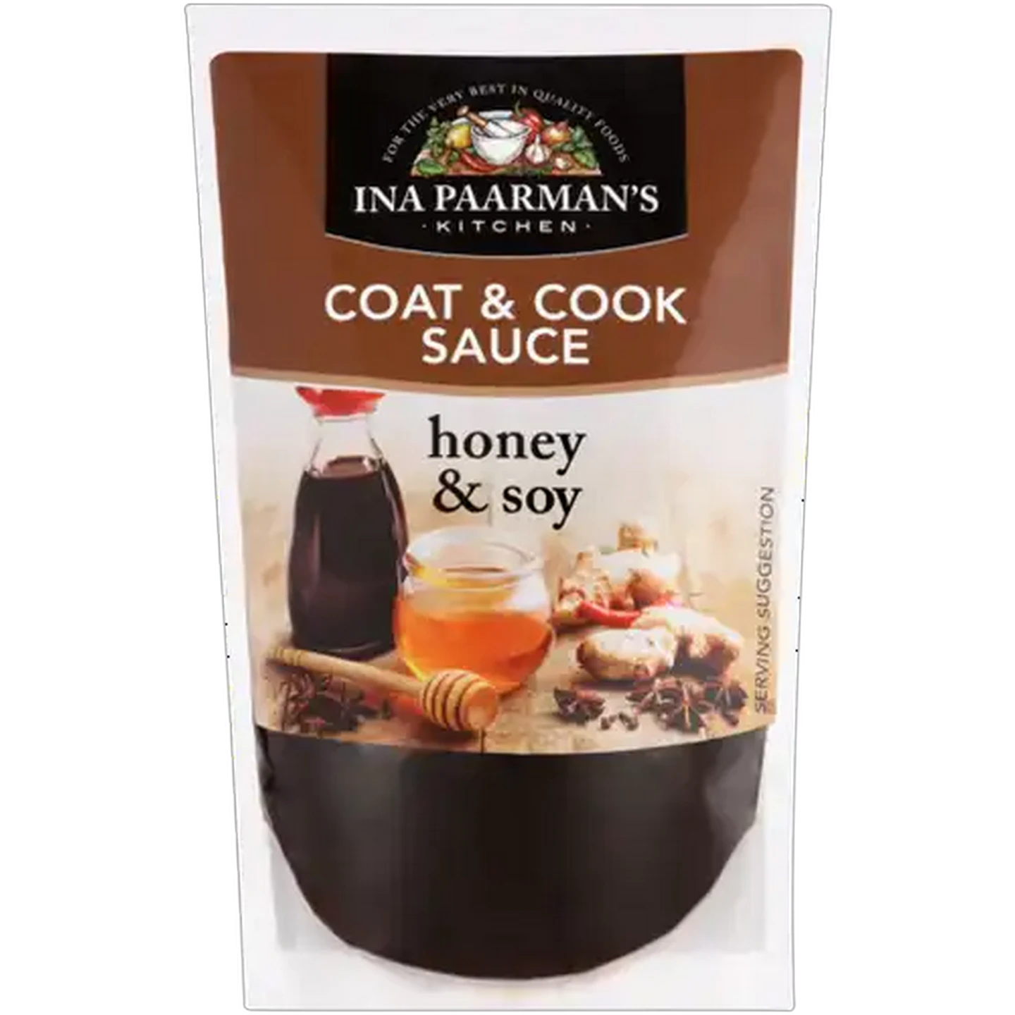 Image of Ina Paarman's Kitchen Coat & Cook Honey & Soy Sauce 200ml