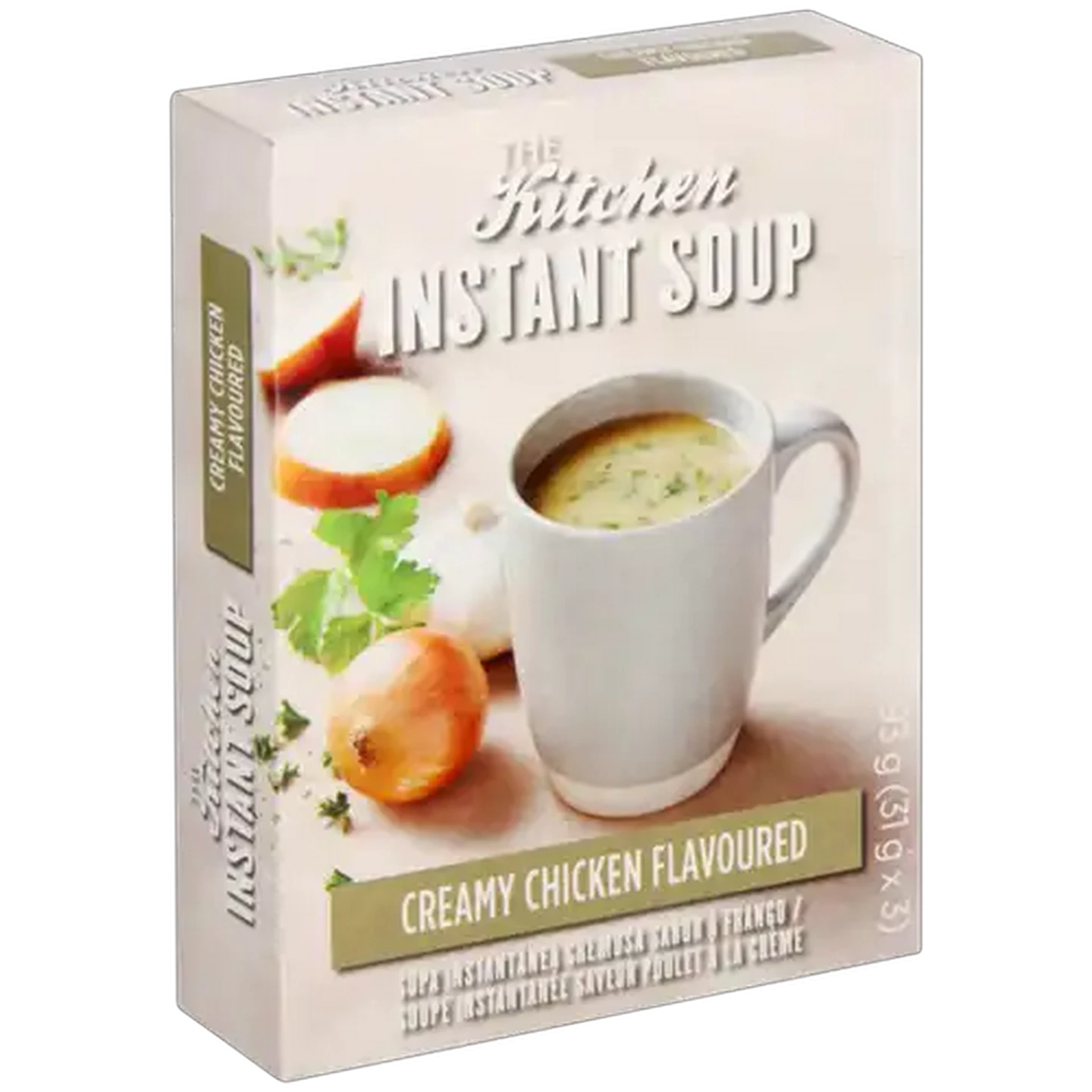 Image of The Kitchen Creamy Chicken Flavoured Instant Soup 3 Pack 93g