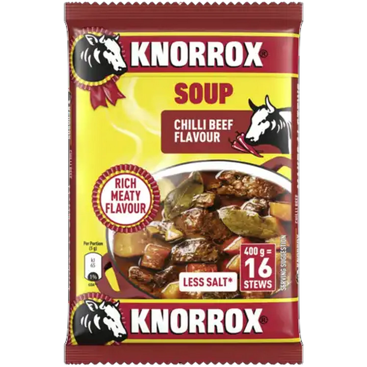 Image of Knorrox Chilli Beef Flavoured Thickening Soup 400g
