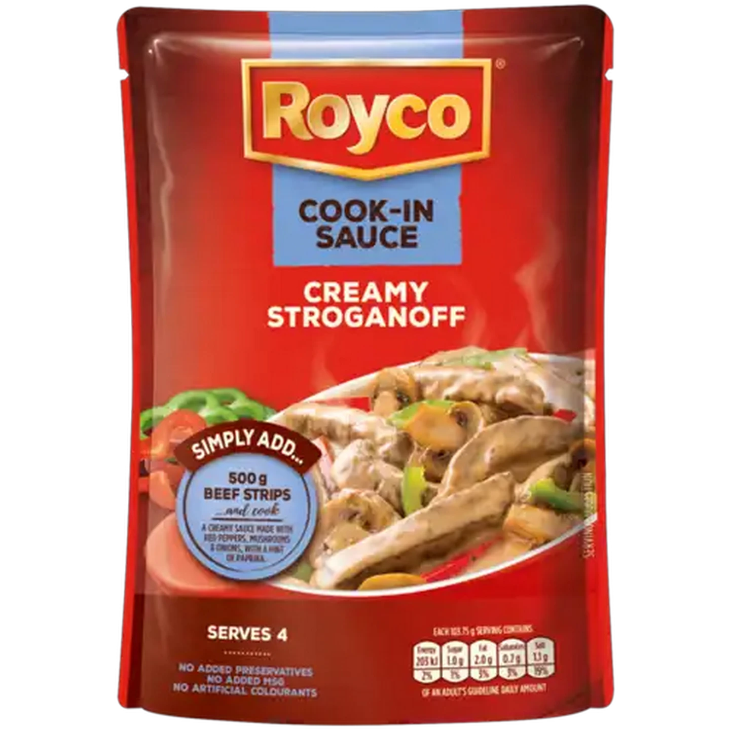 Image of Royco Creamy Stroganoff Cook-In Sauce 415g
