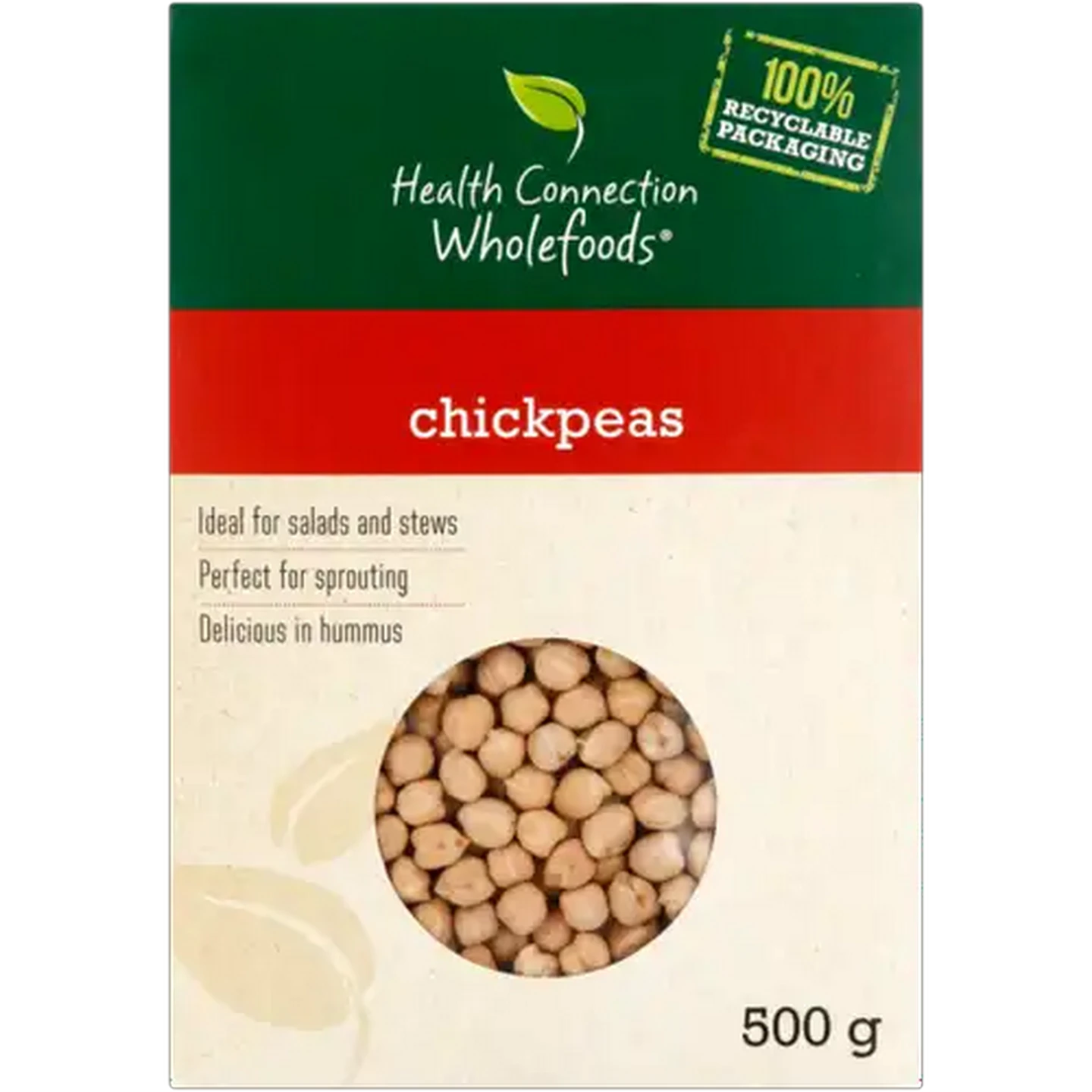 Image of Health Connection Wholefoods Chickpeas 500g