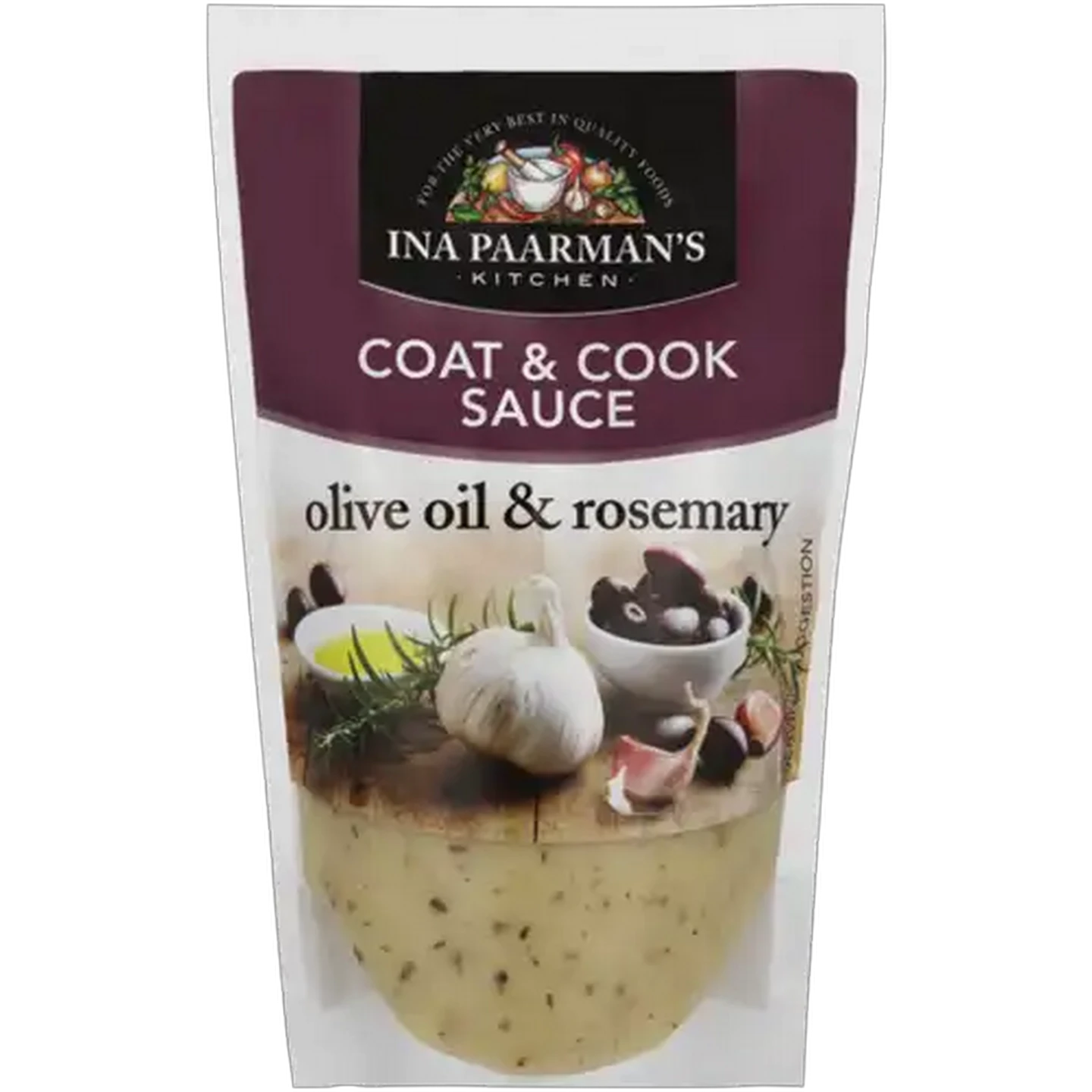 Image of Ina Paarman's Kitchen Coat & Cook Olive Oil & Rosemary Sauce 200ml