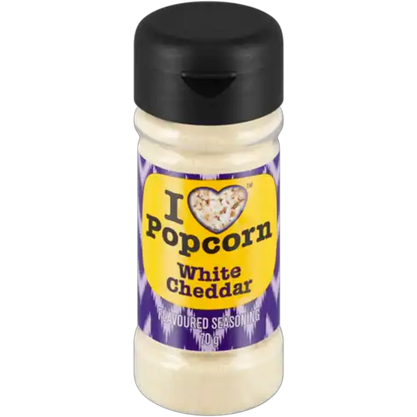 Image of I Love Popcorn White Cheddar Flavoured Seasoning 70g