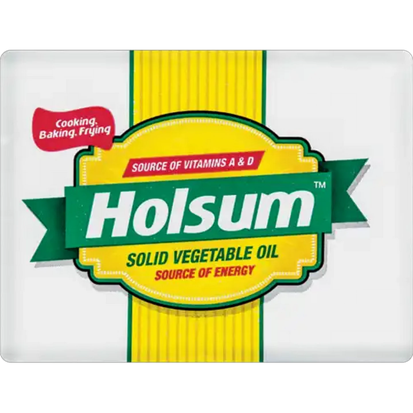 Image of Holsum Solid Vegetable Oil Brick 125g