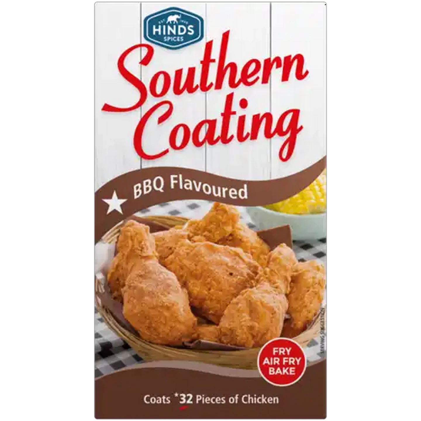 Image of Hinds Spices BBQ Flavoured Southern Coating 200g