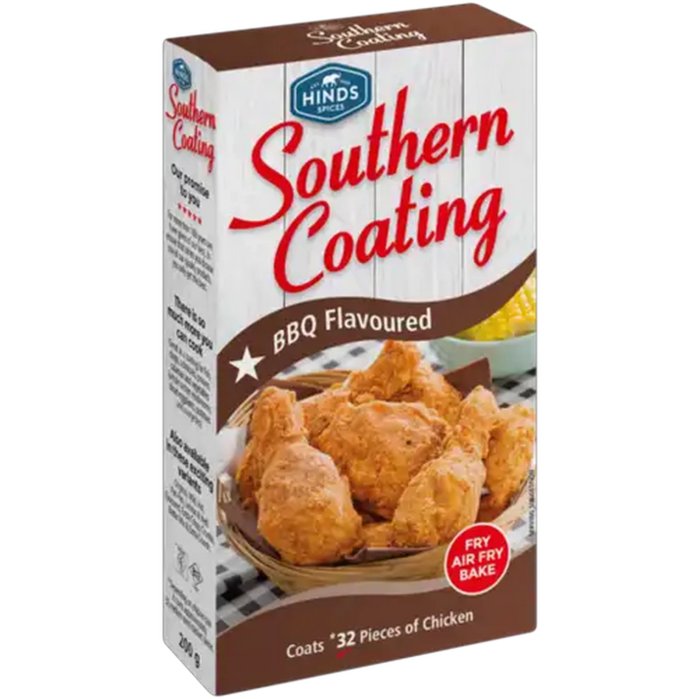 Image of Hinds Spices BBQ Flavoured Southern Coating 200g