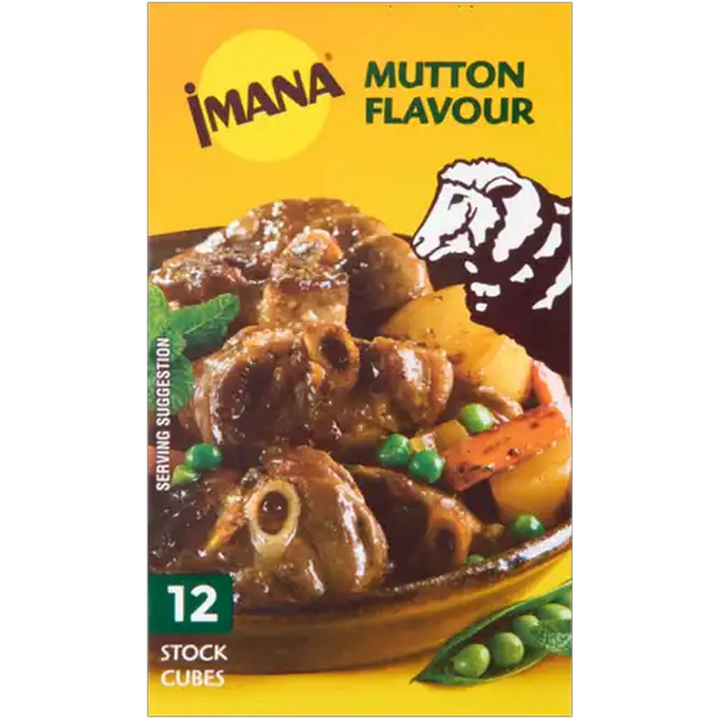 Image of Imana Mutton Flavoured Stock Cubes 12 Pack
