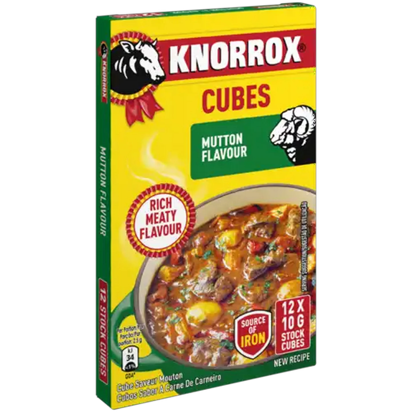 Image of Knorrox Mutton Flavoured Stock Cubes 12 x 10g