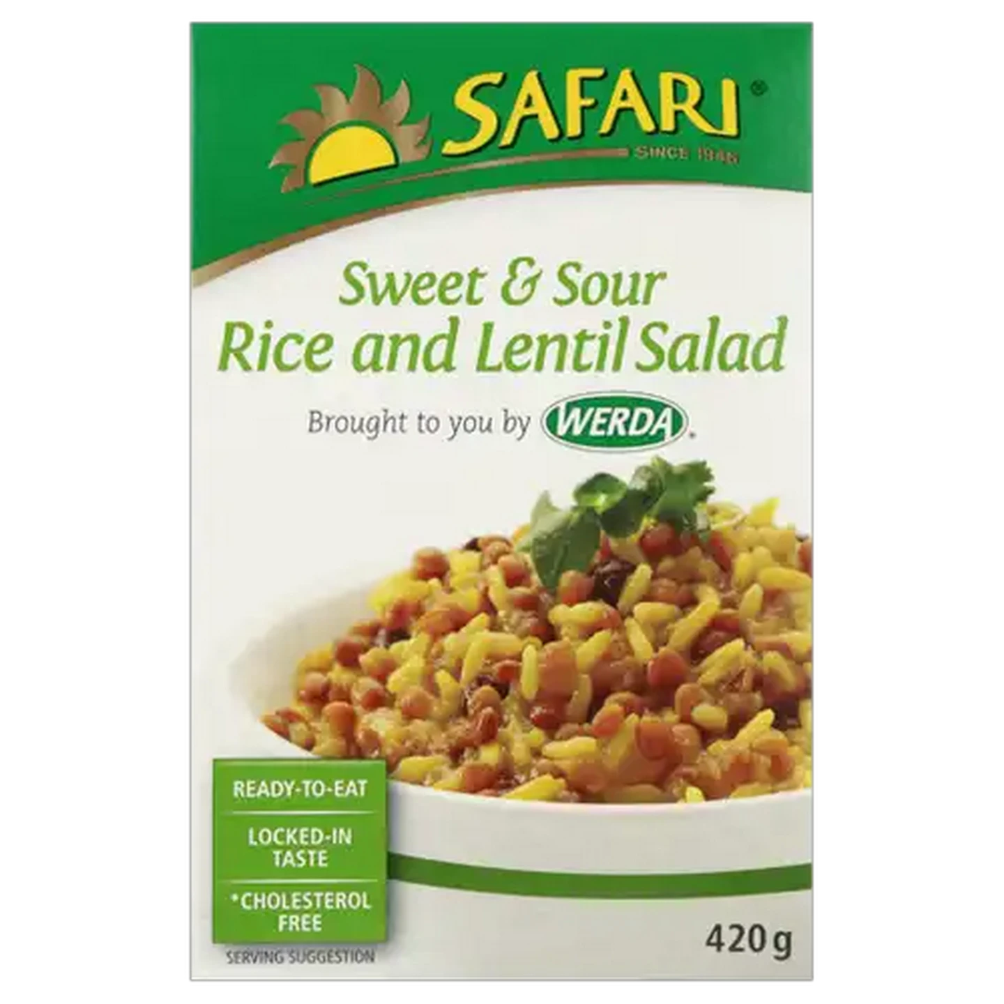 Image of Werda Sweet & Sour Rice & Lentil Salad Meal Kit 420g