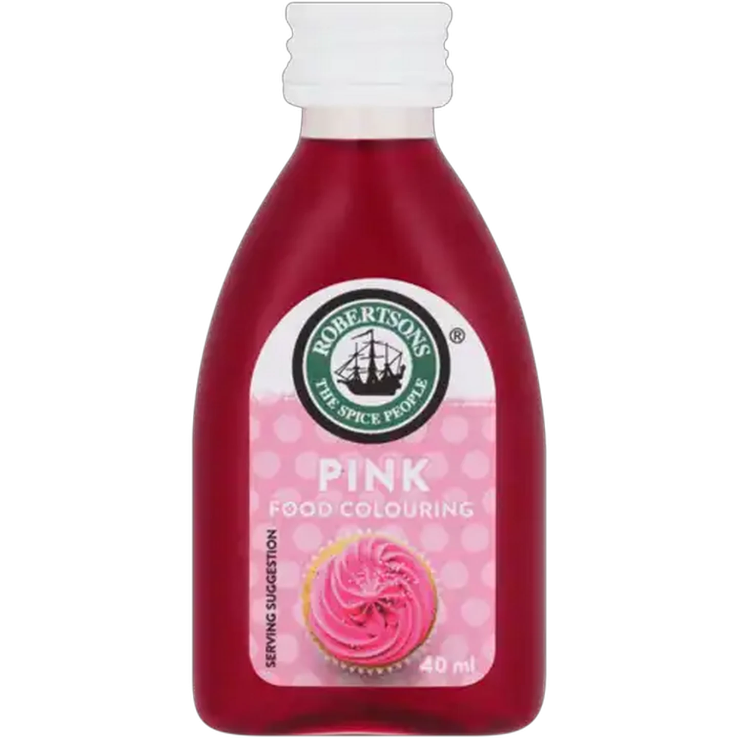 Image of Robertsons Pink Food Colouring 40ml