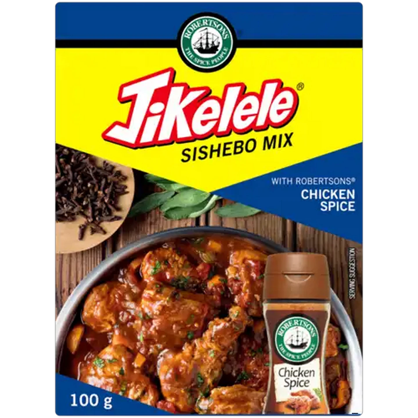Image of Robertsons Jikelele All in One Sishebo Mix with Robertsons Chicken Spice 100g