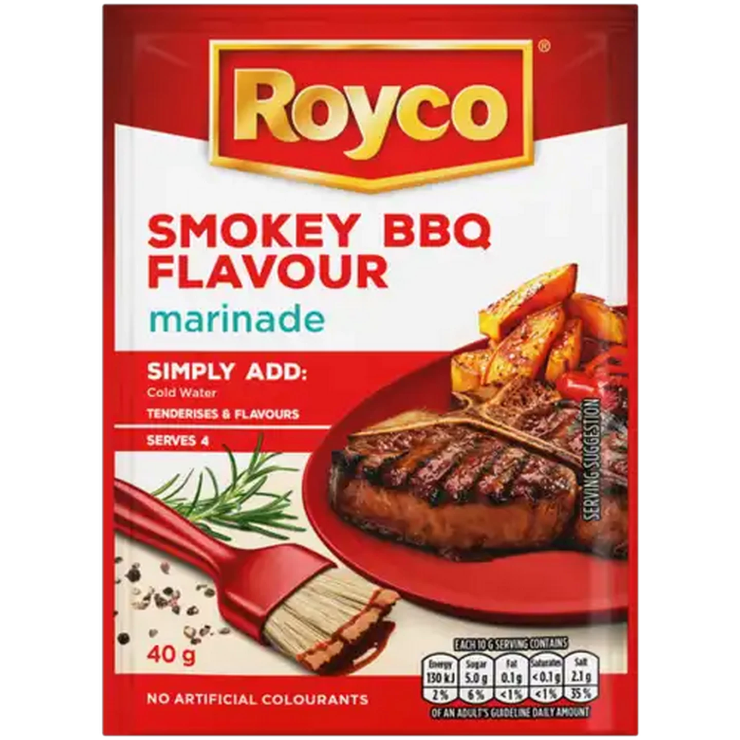 Image of Royco Smokey BBQ Flavour Smokey BBQ Flavour Marinade 40g