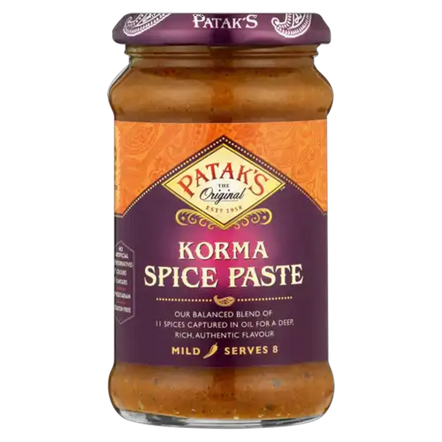 Image of Patak's Mild Korma Spice Paste 290g