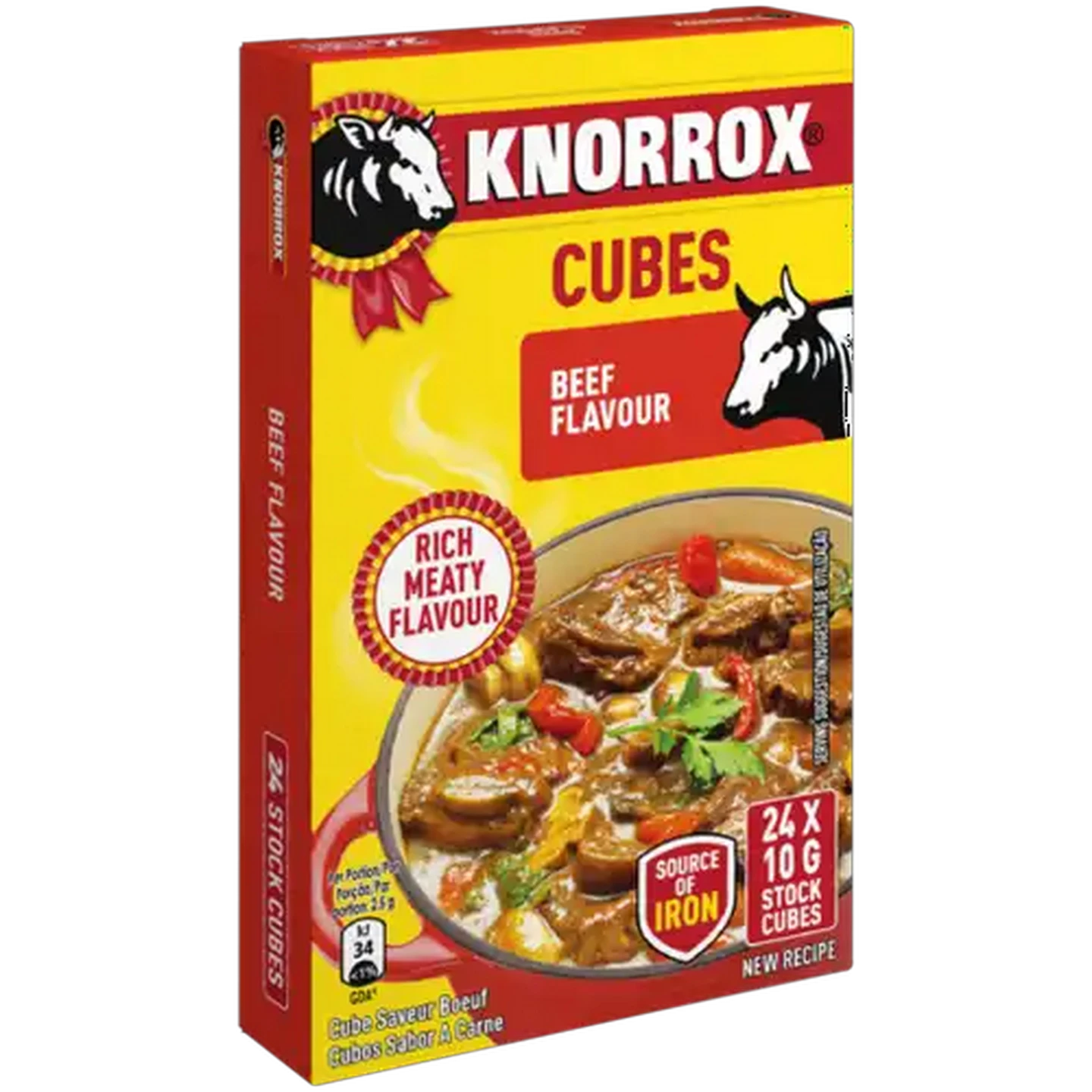 Image of Knorrox Beef Flavoured Stock Cubes 24 x 10g